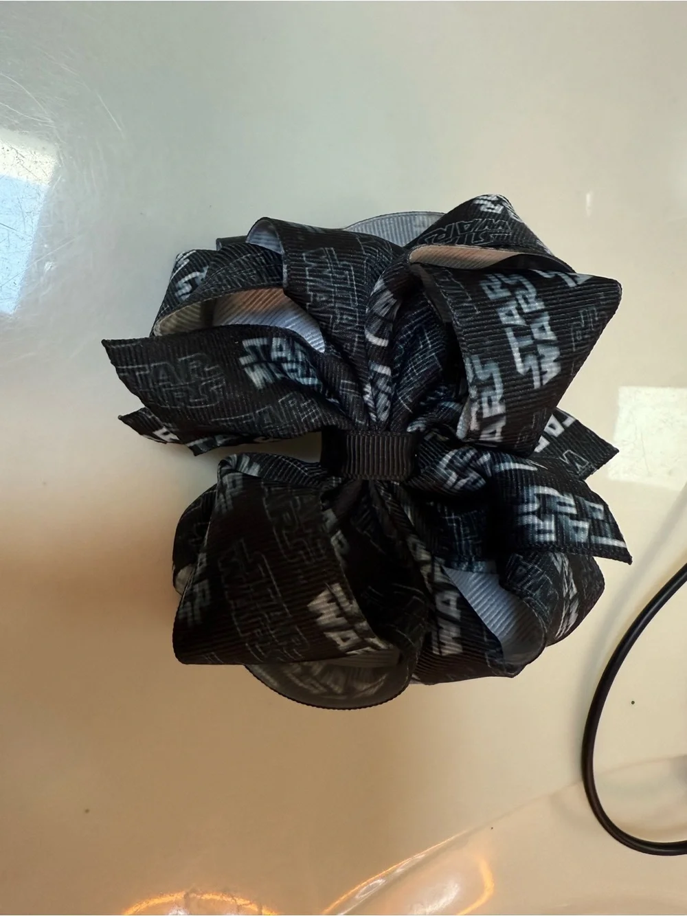 Star Wars Black Kids Hair Bows - Pack of 2